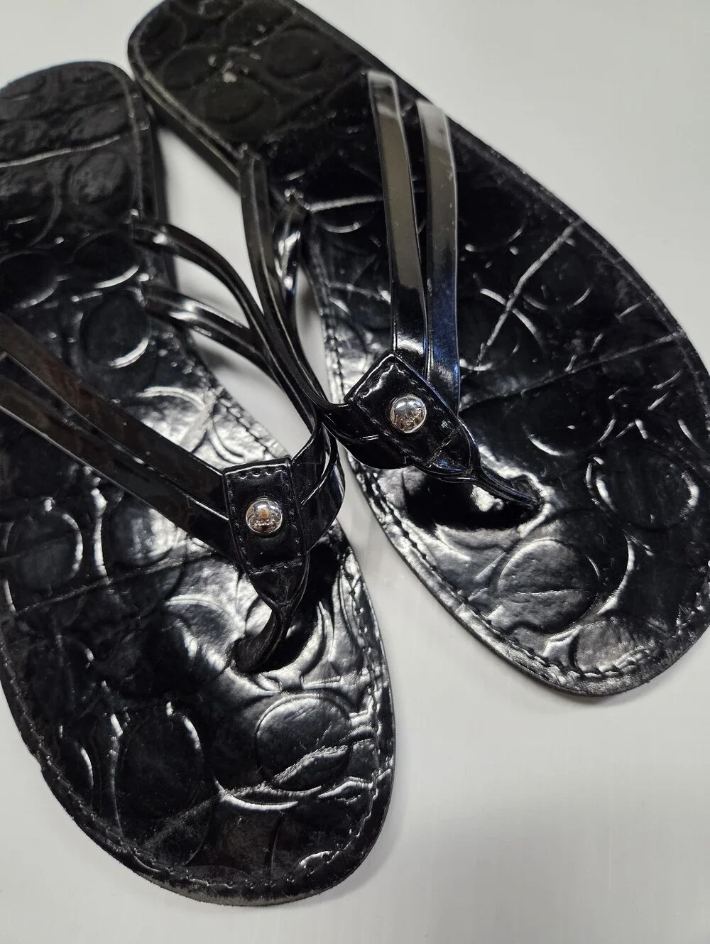 Coach black signature